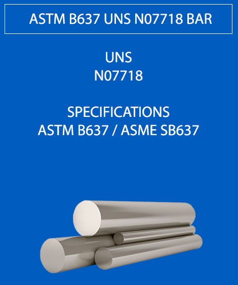 ASTM B637 UNS N07718圆棒