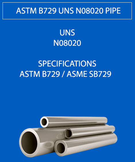 ASTM B729 UNS N08020管道